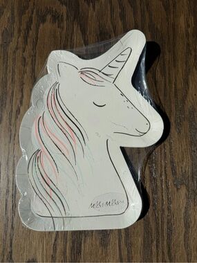 Meri meri unicorn plate set